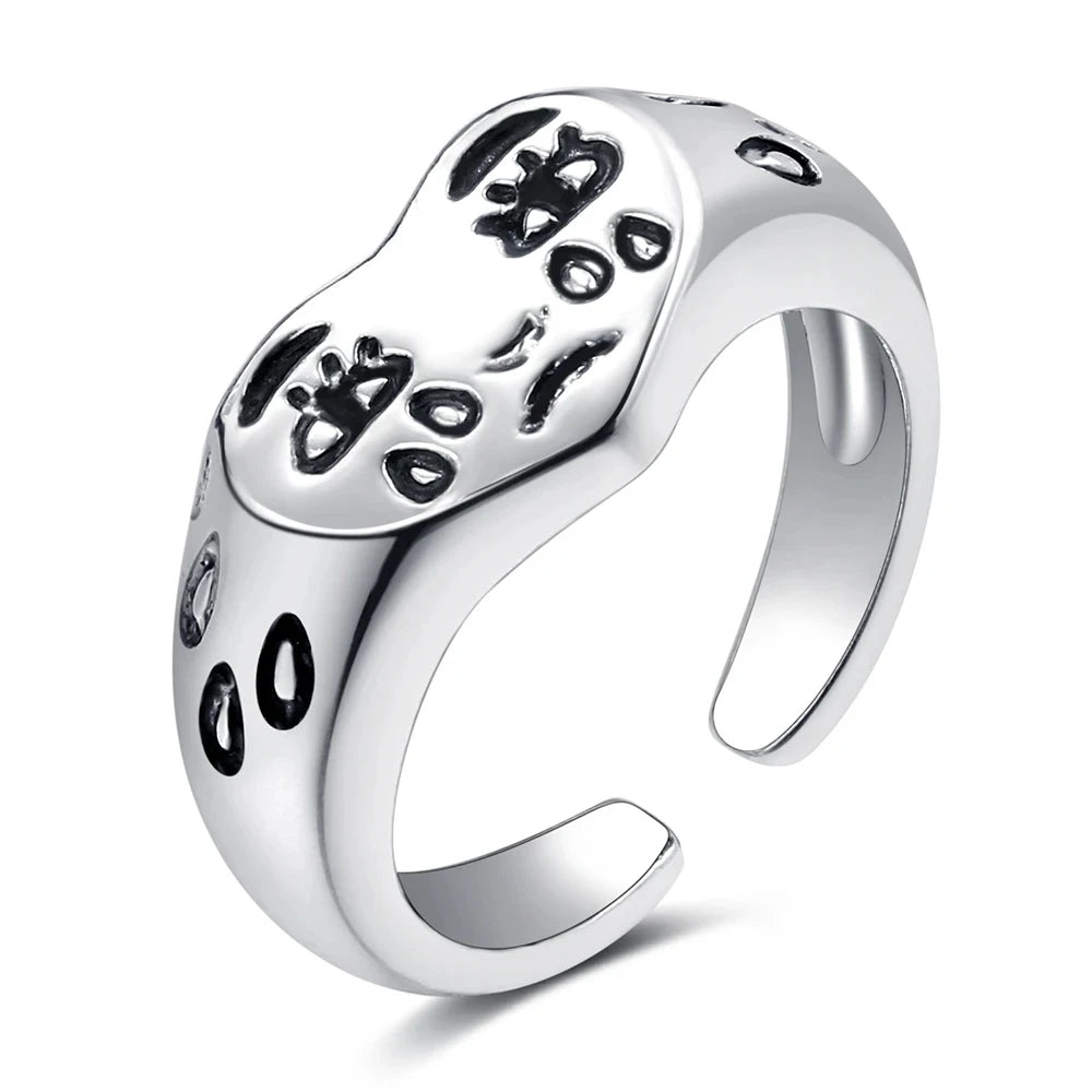 Vintage Gothic Alloy Ring Set – Snake, Butterfly, Heart, Skull & Gemstone Designs – Unisex Adjustable Rings (9 pcs)