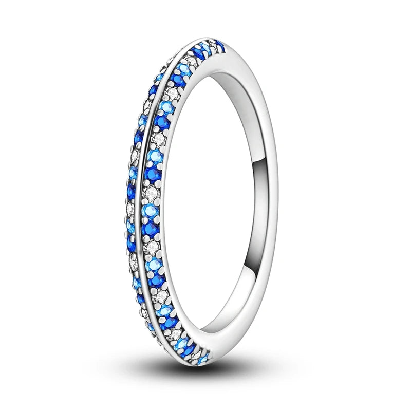 925 Sterling Silver Women’s Rings – Elegant Cubic Zirconia Designs, Multiple Styles & Sizes