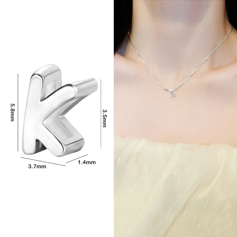 925 Sterling Silver Alphabet Letter Charms – A to Z Initials