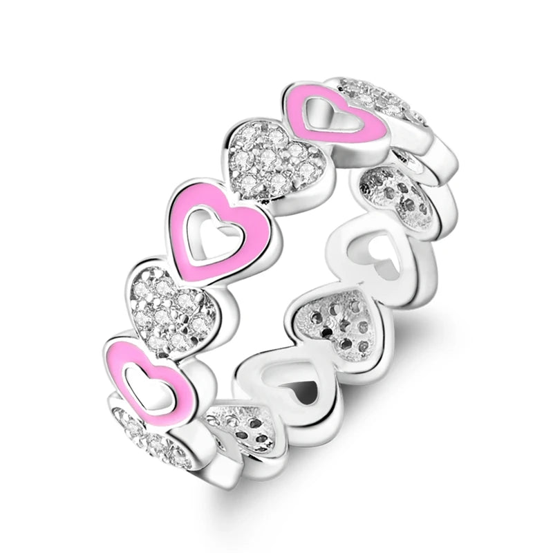 925 Sterling Silver Women’s Rings – Elegant Cubic Zirconia Designs, Multiple Styles & Sizes