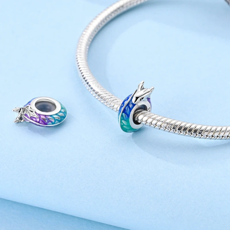 925 Sterling Silver Colorful Bead Charms – Fits Pandora Bracelets