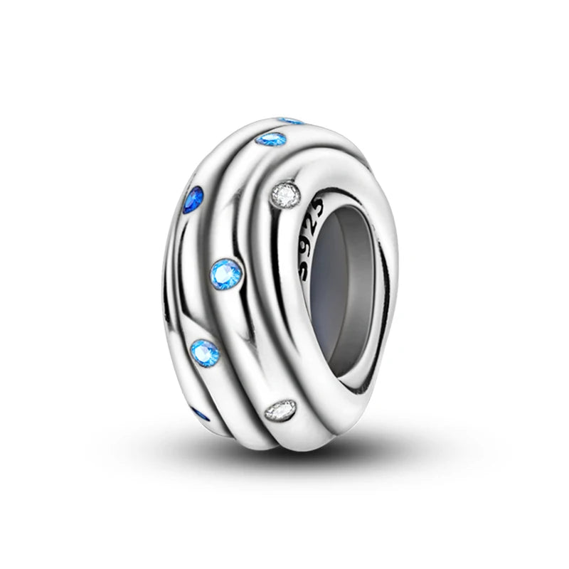 925 Sterling Silver Colorful Bead Charms – Fits Pandora Bracelets