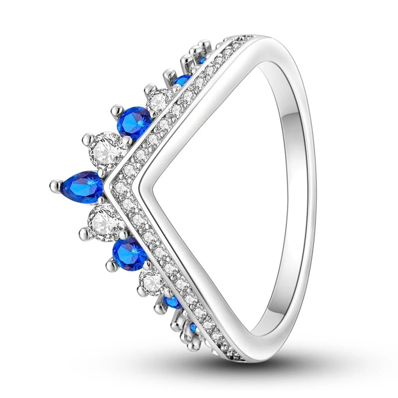 925 Sterling Silver Women’s Rings – Elegant Cubic Zirconia Designs, Multiple Styles & Sizes