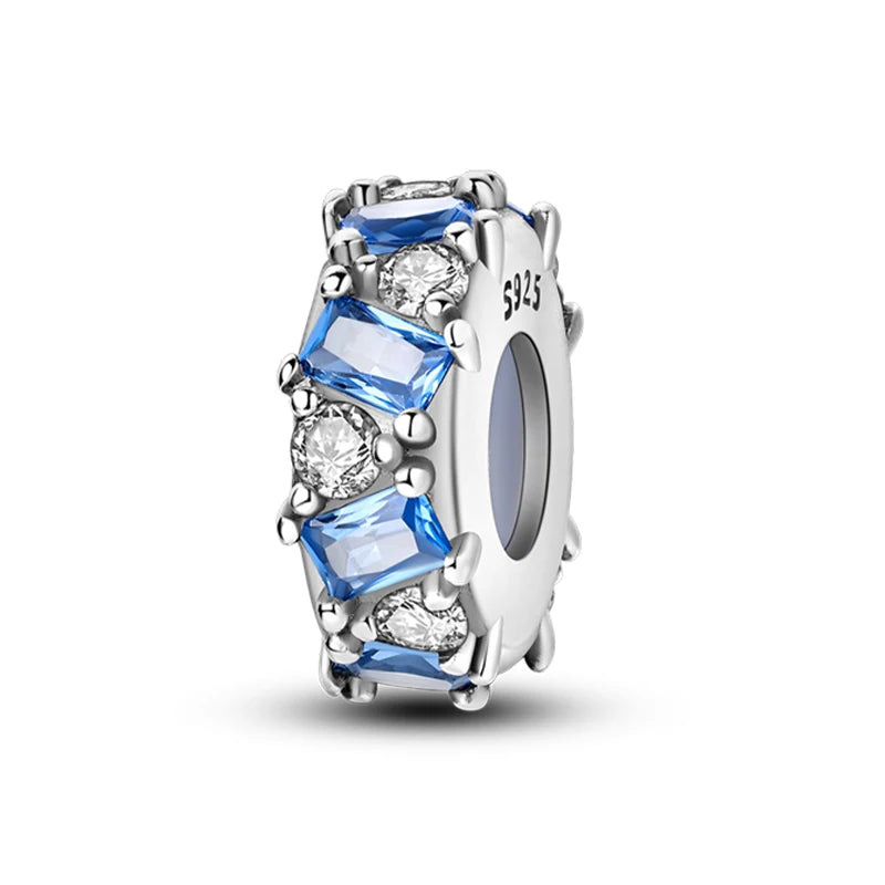 925 Sterling Silver Colorful Bead Charms – Fits Pandora Bracelets