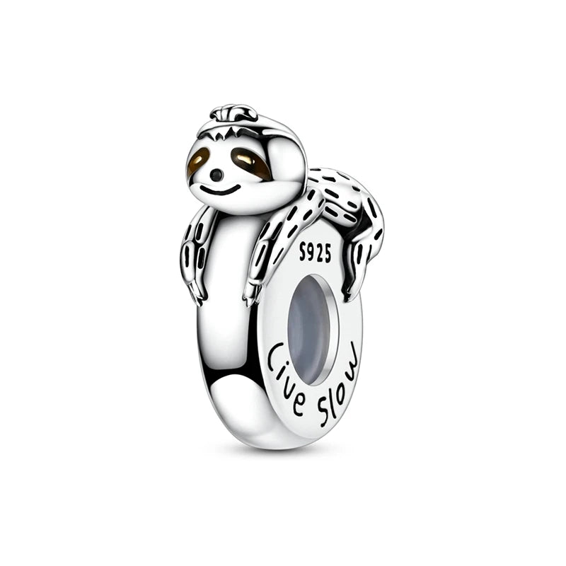 925 Sterling Silver Colorful Bead Charms – Fits Pandora Bracelets