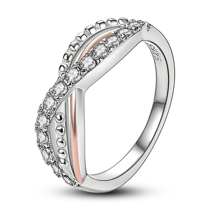 925 Sterling Silver Women’s Rings – Elegant Cubic Zirconia Designs, Multiple Styles & Sizes
