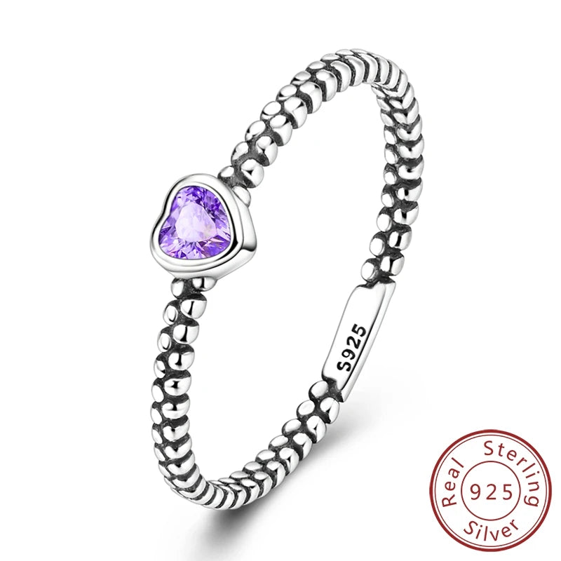 925 Sterling Silver Women’s Rings – Elegant Cubic Zirconia Designs, Multiple Styles & Sizes