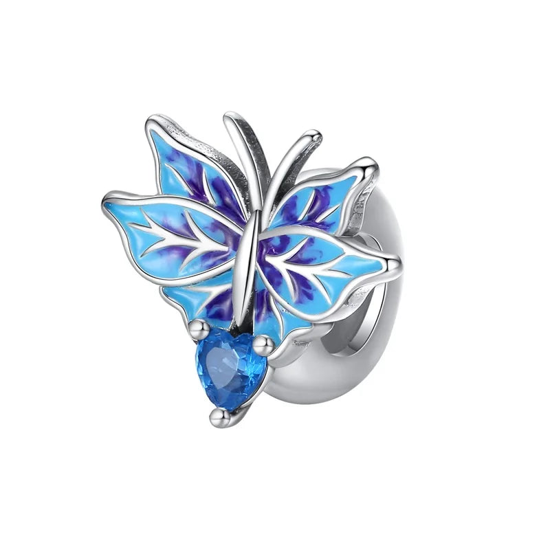 925 Sterling Silver Colorful Bead Charms – Fits Pandora Bracelets