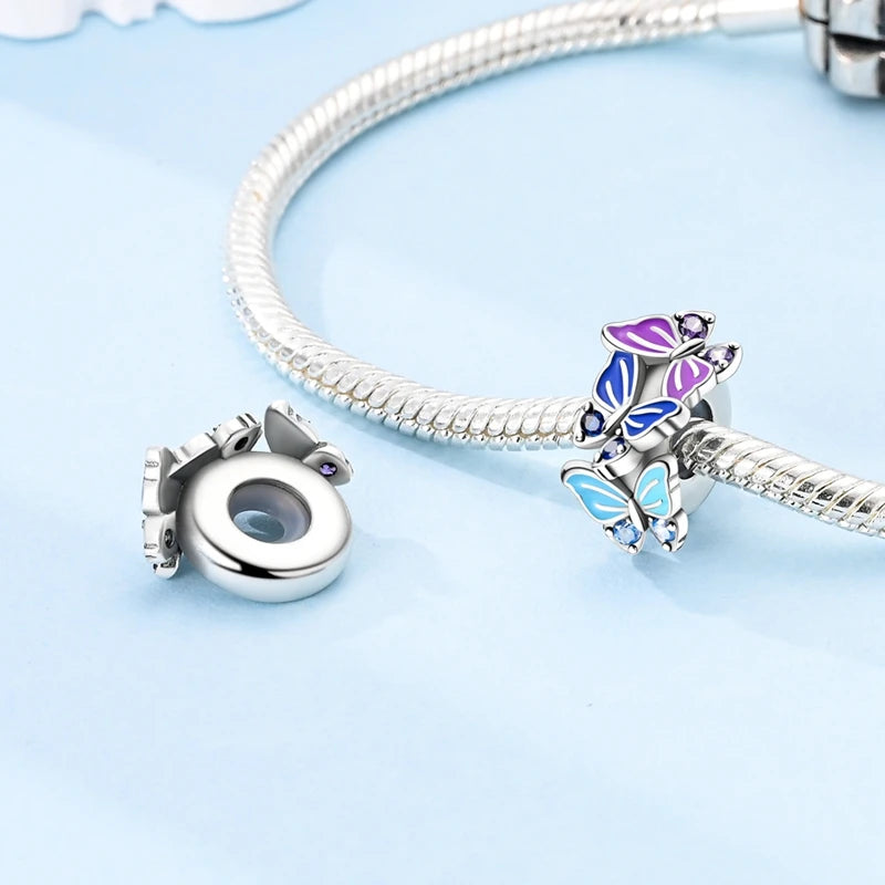 925 Sterling Silver Colorful Bead Charms – Fits Pandora Bracelets