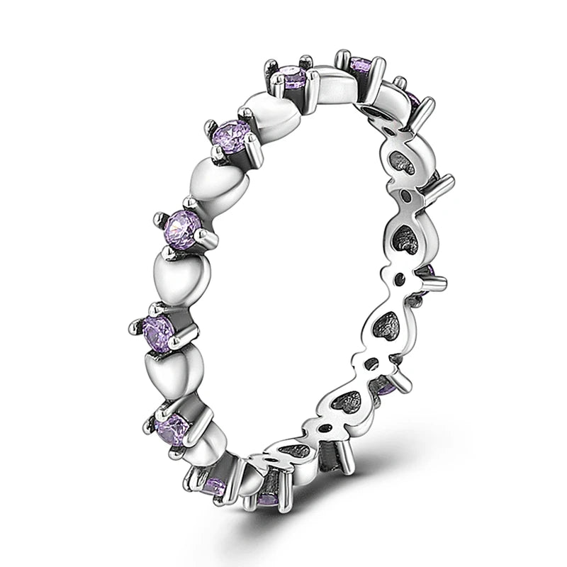 925 Sterling Silver Women’s Rings – Elegant Cubic Zirconia Designs, Multiple Styles & Sizes