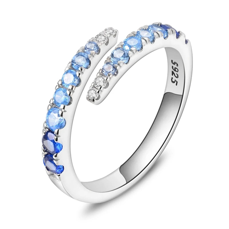 925 Sterling Silver Women’s Rings – Elegant Cubic Zirconia Designs, Multiple Styles & Sizes