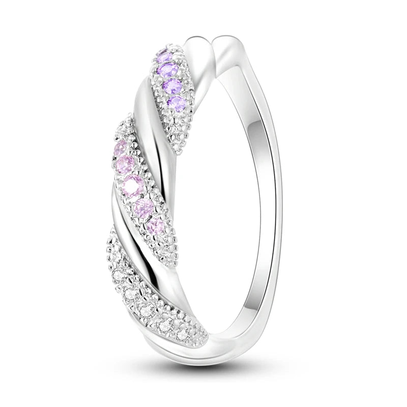 925 Sterling Silver Women’s Rings – Elegant Cubic Zirconia Designs, Multiple Styles & Sizes