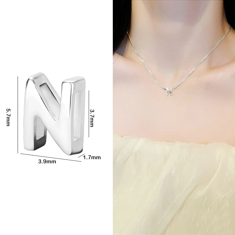 925 Sterling Silver Alphabet Letter Charms – A to Z Initials