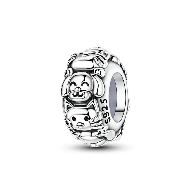 925 Sterling Silver Colorful Bead Charms – Fits Pandora Bracelets