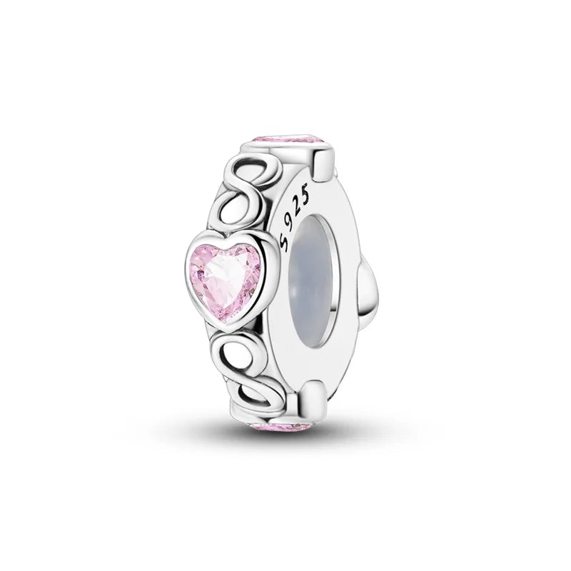 925 Sterling Silver Colorful Bead Charms – Fits Pandora Bracelets