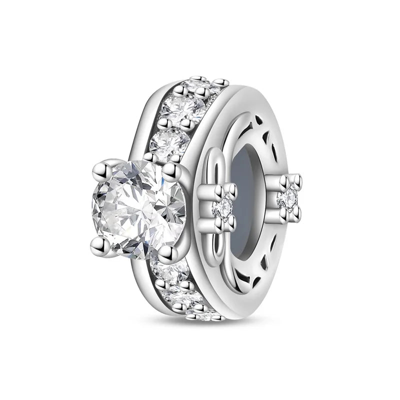 925 Sterling Silver Colorful Bead Charms – Fits Pandora Bracelets