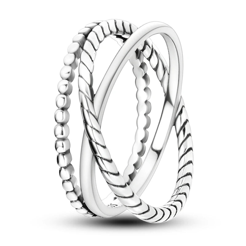 925 Sterling Silver Women’s Rings – Elegant Cubic Zirconia Designs, Multiple Styles & Sizes
