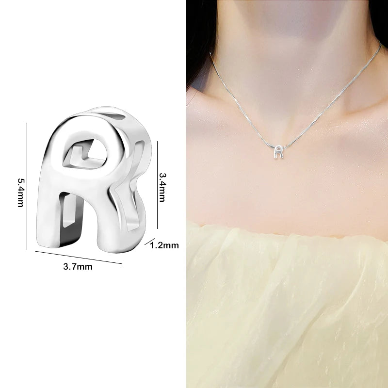 925 Sterling Silver Alphabet Letter Charms – A to Z Initials