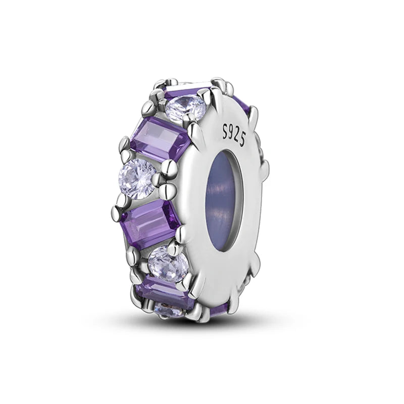 925 Sterling Silver Colorful Bead Charms – Fits Pandora Bracelets