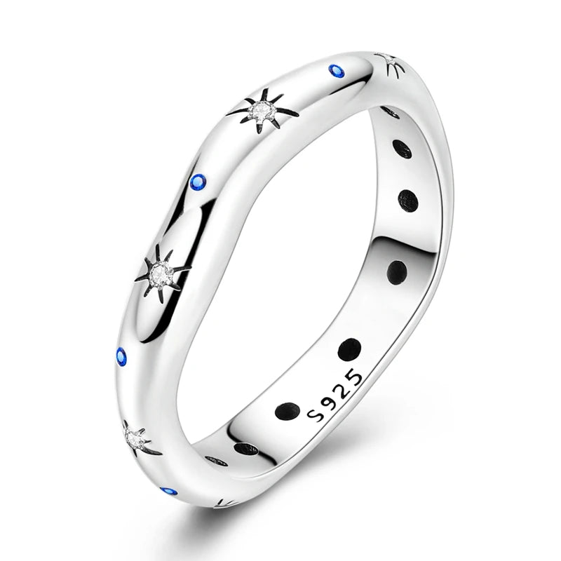 925 Sterling Silver Women’s Rings – Elegant Cubic Zirconia Designs, Multiple Styles & Sizes