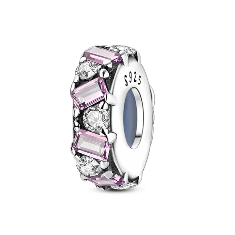925 Sterling Silver Colorful Bead Charms – Fits Pandora Bracelets