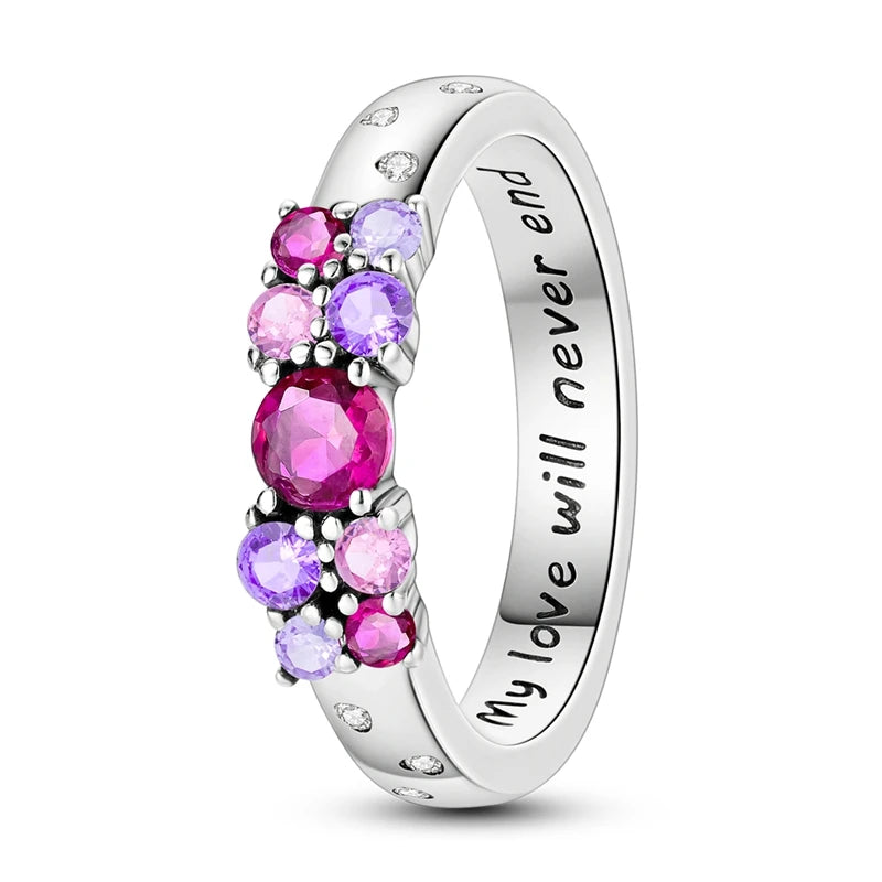 925 Sterling Silver Women’s Rings – Elegant Cubic Zirconia Designs, Multiple Styles & Sizes