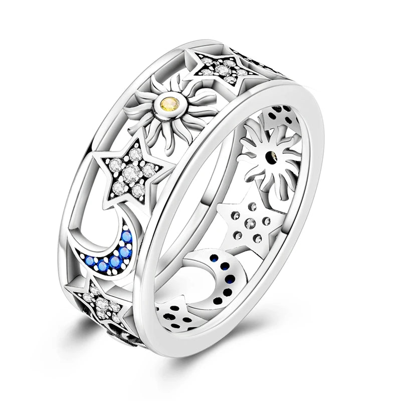 925 Sterling Silver Women’s Rings – Elegant Cubic Zirconia Designs, Multiple Styles & Sizes