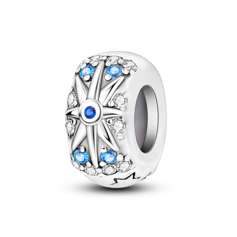 925 Sterling Silver Colorful Bead Charms – Fits Pandora Bracelets