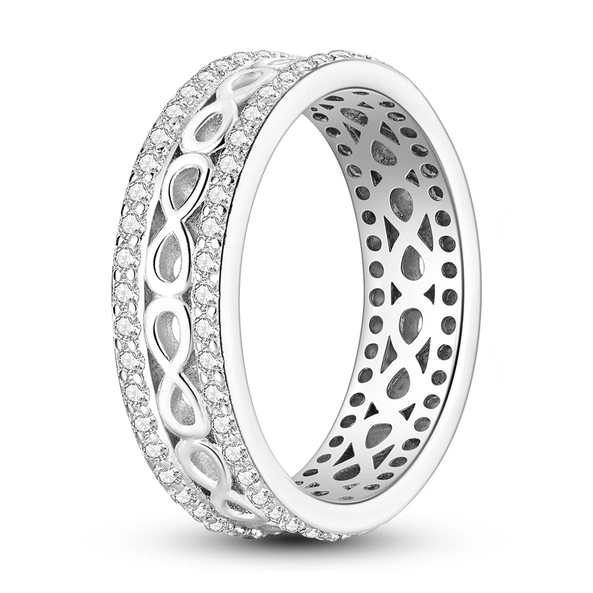 925 Sterling Silver Women’s Rings – Elegant Cubic Zirconia Designs, Multiple Styles & Sizes