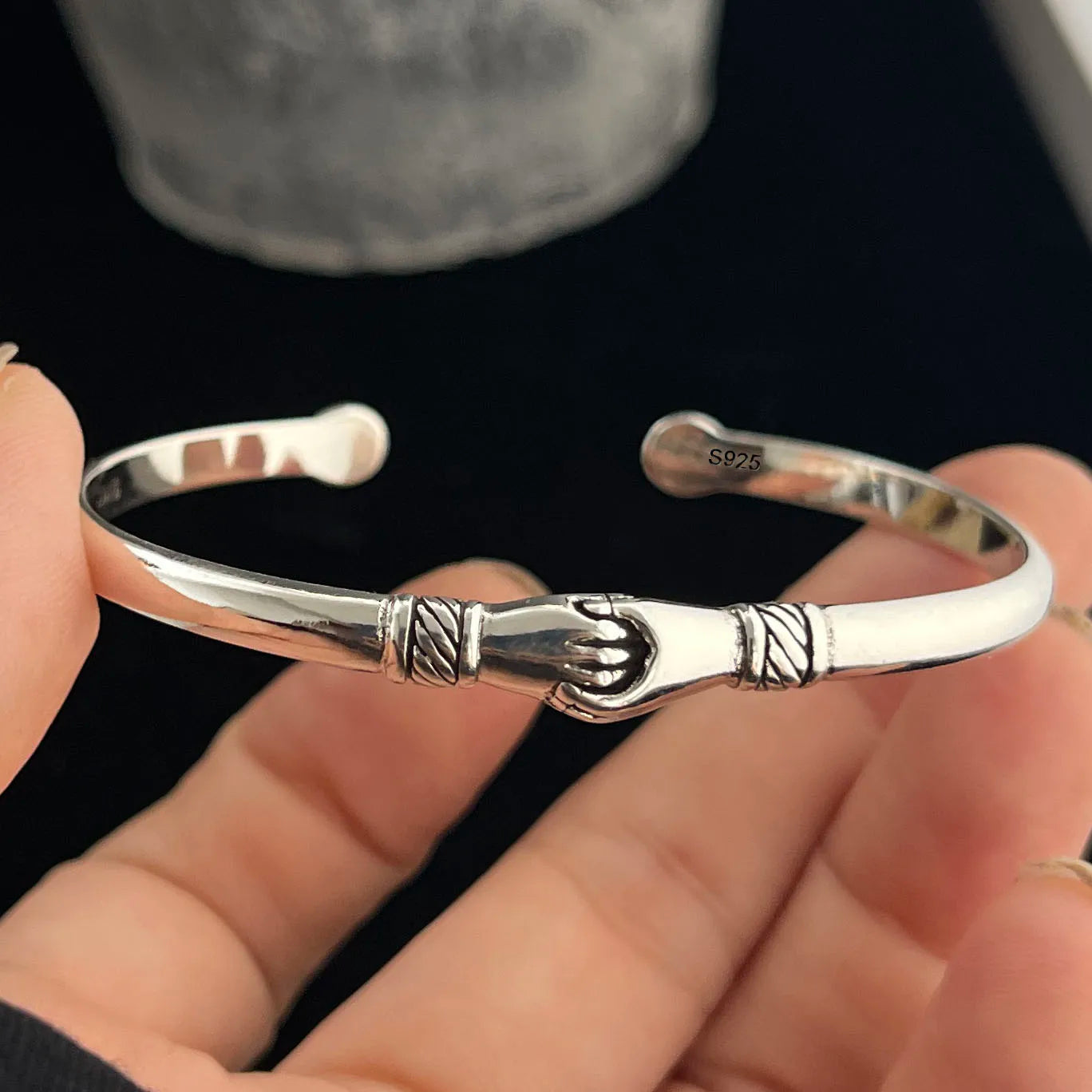 925 Sterling Silver Bohemian Flower & Charm Bracelet Set – Vintage Stackable Design
