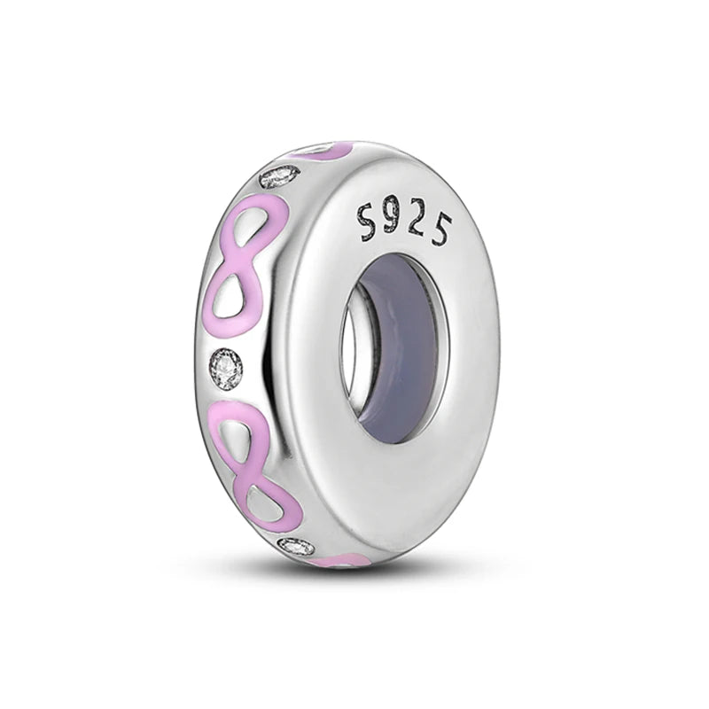 925 Sterling Silver Colorful Bead Charms – Fits Pandora Bracelets